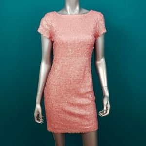 🌸🎬 DUCKY Cascading Sequin Mod Mini Dress